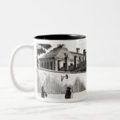 ラッセル素晴らしい通りの大英博物館 ツートーンマグカップ (左)