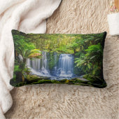 ラッセル&ホースシュー滝装飾用クッション ランバークッション (ブランケット)