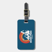 ラッセンピークカリフォルニアサンイーグル ラゲッジタグ (正面縦)