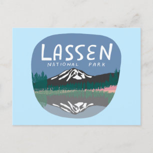 ラッセン国立公園山火山カリフォルニア ポストカード