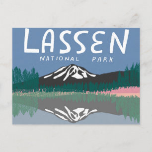 ラッセン国立公園山火山カリフォルニア ポストカード