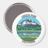 ラッセン峰 カリフォルニア マグネット (正面/裏面)
