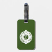 ラッセン火山国立公園のサンツリー ラゲッジタグ (裏面縦)