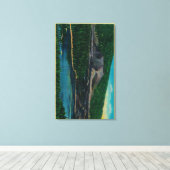 ラッセン火山国立公園のシンダー円錐 キャンバスプリント (インサイチュ (ウッドフロア))