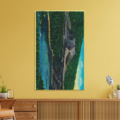 ラッセン火山国立公園のシンダー円錐 キャンバスプリント (インサイチュ (リビング))