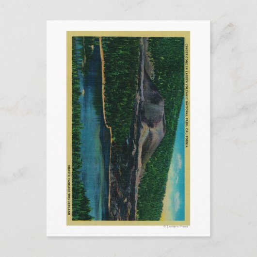 ラッセン火山国立公園のシンダー円錐 ポストカード (正面)