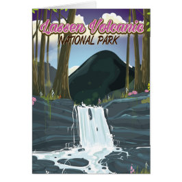 ラッセン火山国立公園の旅行ポスター