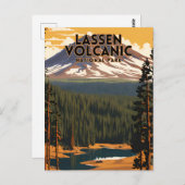 ラッセン火山国立公園の旅行 ポストカード (正面/裏面)