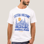 ラッセン火山国立公園アメリカのカリフォルニアのAd Tシャツ (正面)