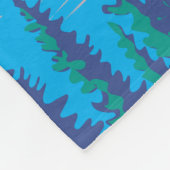 ラッセン火山国立公園イラストレーション旅行 フリースブランケット (角)