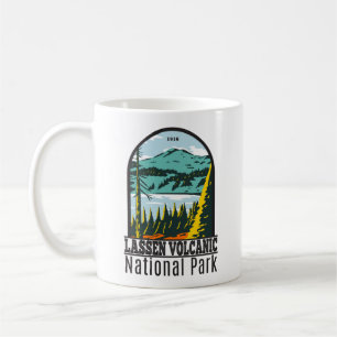 ラッセン火山国立公園カリフォルニアヴィンテージ コーヒーマグカップ