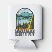 ラッセン火山国立公園カリフォルニアヴィンテージ 缶クーラー (裏面)