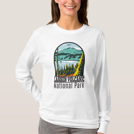 ラッセン火山国立公園カリフォルニアヴィンテージT Tシャツ (正面)