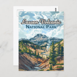 ラッセン火山国立公園カリフォルニア火山 ポストカード
