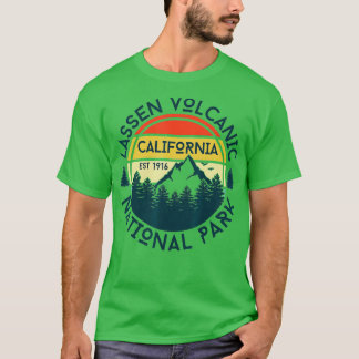ラッセン火山国立公園カリフォルニア自然ハイ Tシャツ
