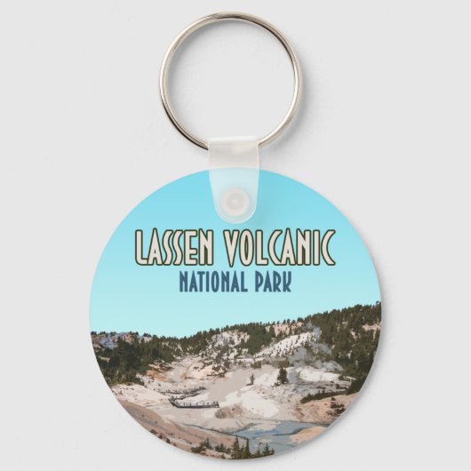 ラッセン火山国立公園カリフォルニア キーホルダー (正面)