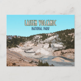ラッセン火山国立公園カリフォルニア ポストカード