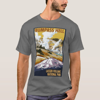 ラッセン火山国立公園バンパス地獄の旅行 Tシャツ