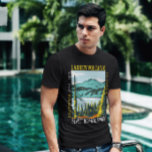 ラッセン火山国立公園動揺してヴィンテージ Tシャツ<br><div class="desc">ラッセン火山ベクトルのアートワークデザイン。この公園はBumpass Hellのような熱水場に富み、泡立つ泥のポットのエーカーを持っている。</div>
