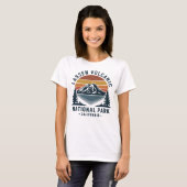 ラッセン火山国立公園山ヴィンテージカル Tシャツ (正面フル)