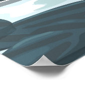 ラッセン火山国立公園旅行ポスター ポスター (角)