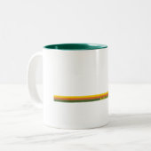 ラッセン火山国立公園松の木日 ツートーンマグカップ (正面左)