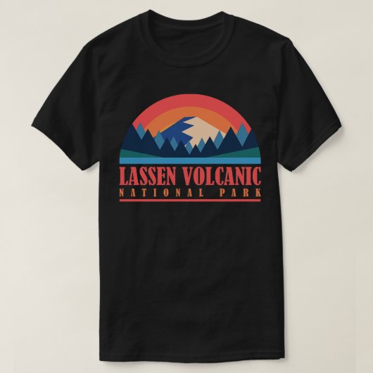 ラッセン火山国立公園1 Tシャツ (デザイン正面)