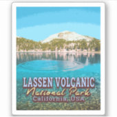 ラッセン火山国立公園 – カリフォルニア州 シール (正面)