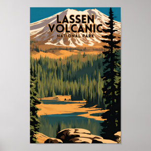 ラッセン火山国立公園 ポスター