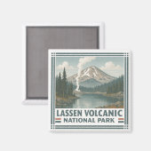 ラッセン火山国立公園 マグネット (正面/裏面)
