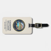 ラッセン火山国立公園 ラゲッジタグ (正面横)