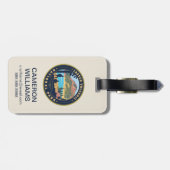 ラッセン火山国立公園 ラゲッジタグ (裏面横)