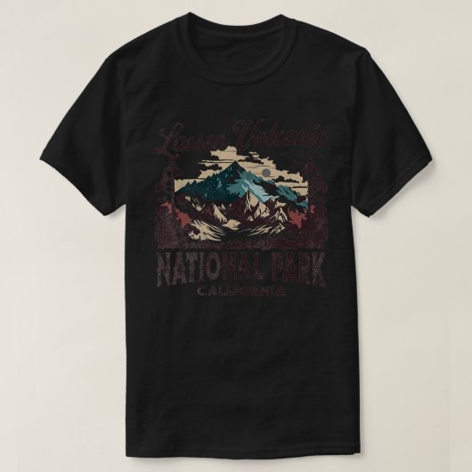 ラッセン火山国立公園 Tシャツ (デザイン正面)