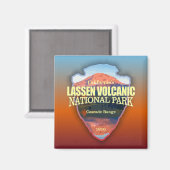 ラッセン火山（矢印） マグネット (正面/裏面)