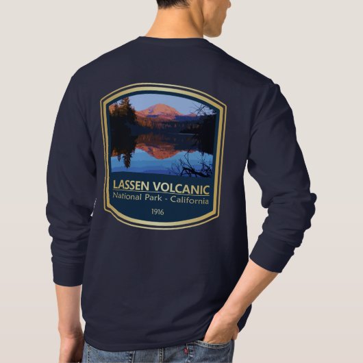 ラッセン火山NP (PF1) Tシャツ (裏面)