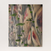 ラッセ色彩の鮮やかン火山国立公園の砂丘 ジグソーパズル (縦)