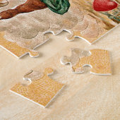 ラッソーハートヴィンテージバレンタイン ジグソーパズル (側面)