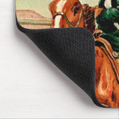 ラッソーハートヴィンテージバレンタイン マウスパッド (コーナー)