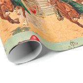 ラッソーハートヴィンテージバレンタイン ラッピングペーパー (ロールコーナー)