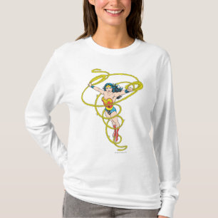 ラッソ疑問に思の女性 Tシャツ