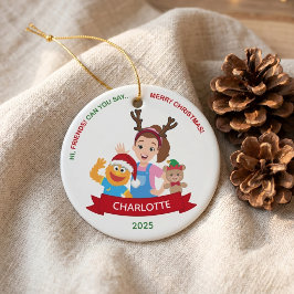 ラッチェル先生のオリジナル幼児用クリスマスオーナメント セラミックオーナメント