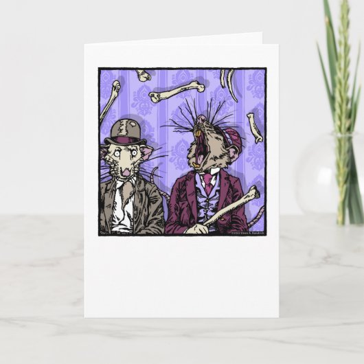 ラッツ&ボンズ - ブランクインサイド ポップゴス ナイトメア カード (正面)