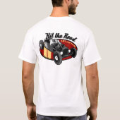 ラットがレースする Tシャツ (裏面)