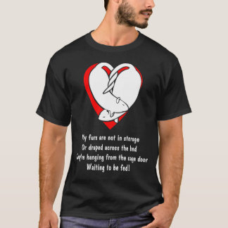 ラットとの毛皮の韻 Tシャツ