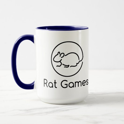 ラットのゲームのマグ マグカップ (左)