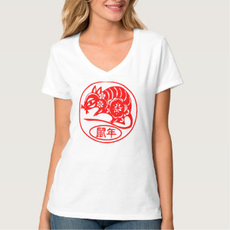ラットのティーの年 Tシャツ