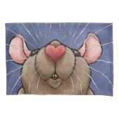 ラットのハートの枕箱 枕カバー (正面左)