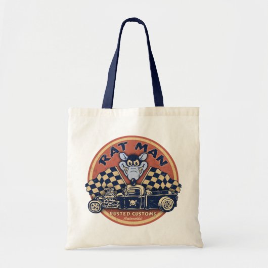 ラットの人は習慣錆つきました トートバッグ (正面)