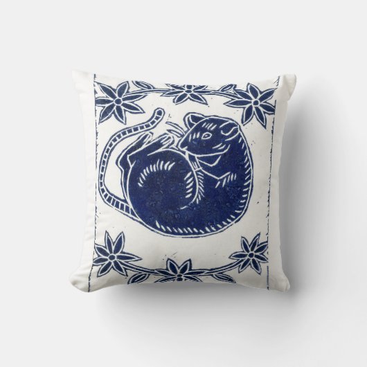 ラットの恋人の装飾用クッション クッション (正面)