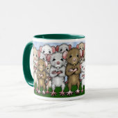 ラットの束のコーヒー茶マグ マグカップ (正面左)